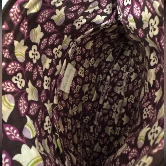 Vera Bradley Plum Petals Hipster Crossbody Bag - Picture 7 of 7